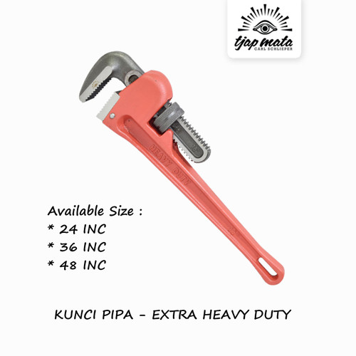 TJAP MATA / CAP MATA Kunci Pipa - Extra Heavy Duty