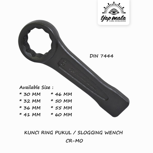 TJAP MATA / CAP MATA Kunci Ring Ketok / Pukul / Slogging Wrench