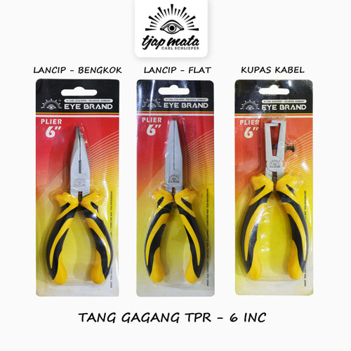 TJAP MATA / CAP MATA Tang / Plier "TPR Grip" 6 INC