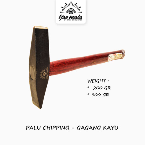 TJAP MATA / CAP MATA Palu Chipping (Gagang Kayu)