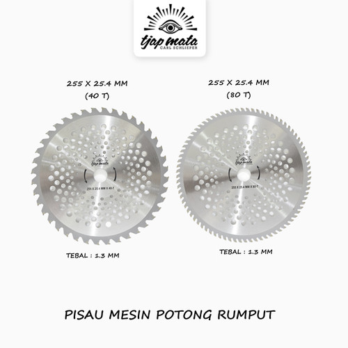 TJAP MATA / CAP MATA Pisau Mesin Potong Rumput Bulat /Brush Cutter