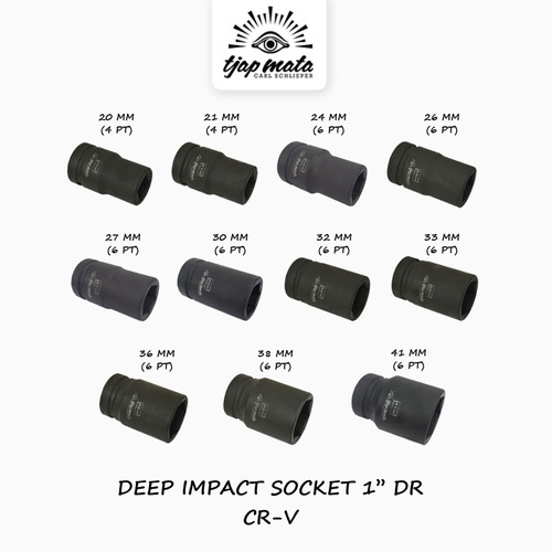 TJAP MATA / CAP MATA Deep Impact Socket 1” DR (CR-V) Material