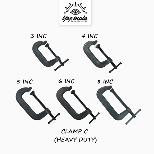 TJAP MATA / CAP MATA Clamp C / G Klem Catok Penjepit, Heavy Duty