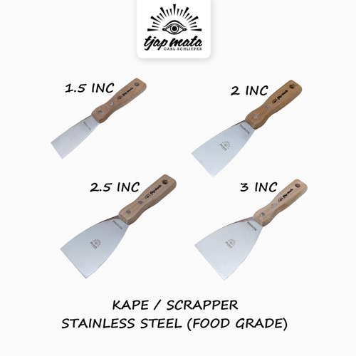 TJAP MATA / CAP MATA Kape / Scrapper (Stainless Steel/Higienis)