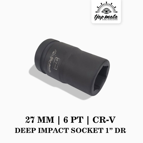 TJAP MATA / CAP MATA Deep Impact Socket 1” DR 27 MM (6 PT) CR - V