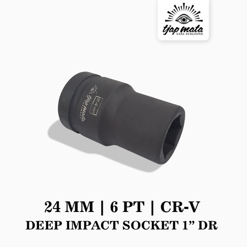 TJAP MATA / CAP MATA Deep Impact Socket 1” DR 24 MM (6 PT) CR - V