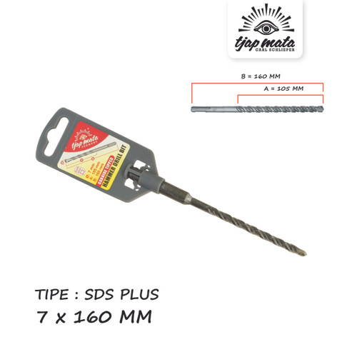 TJAP MATA / CAP MATA Mata Bor Beton / Drill Bits SDS Plus 7 X 160 MM