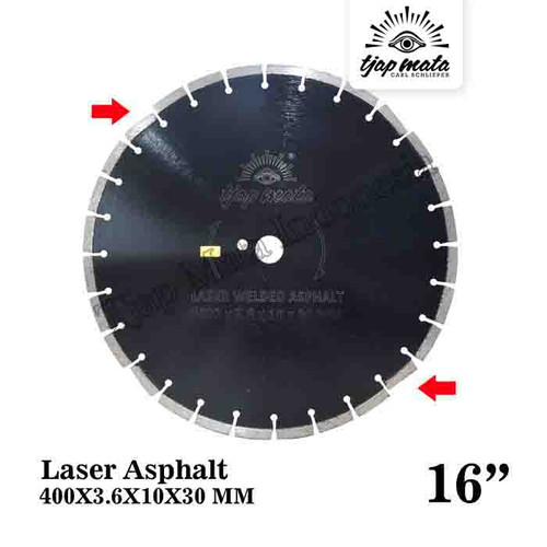 TJAP MATA / CAP MATA Diamond Wheel Laser Asphalt - Black 16"