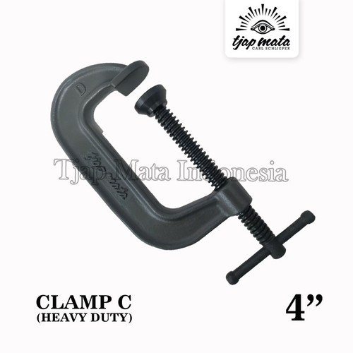 TJAP MATA / CAP MATA Clamp C / G / Klem Catok Penjepit 4” Heavy Duty