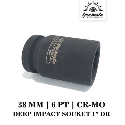 TJAP MATA / CAP MATA Deep Impact Socket 1” DR 38 MM (6 PT) CR - MO