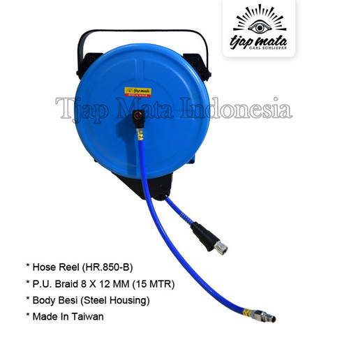 TJAP MATA / CAP MATA Hose Reel / Selang Angin Kompresor Gulung 15 MTR