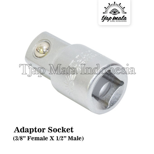 TJAP MATA / CAP MATA Adaptor Socket 3/8"F X 1/2"M