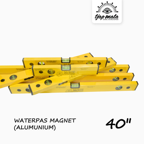 TJAP MATA / CAP MATA Waterpas Magnet Alumunium 40"