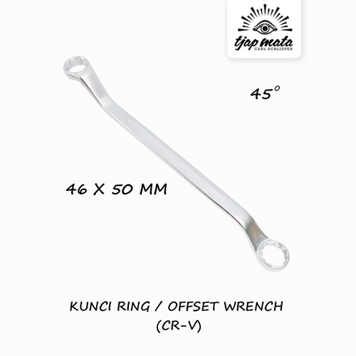 TJAP MATA / CAP MATA Kunci Ring / Offset Wrench 46 X 50 MM CR-V