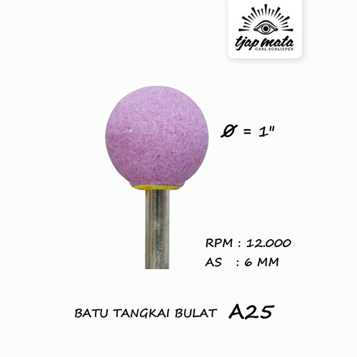 TJAP MATA / CAP MATA Batu Tangkai Bulat A25