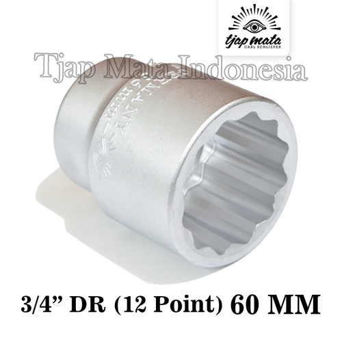 TJAP MATA / CAP MATA Socket 60 MM 3/4" DR - 12 Point