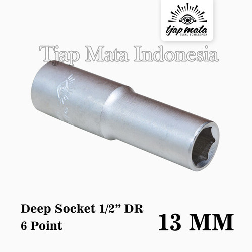 TJAP MATA / CAP MATA Socket 1/2" DR Deep 6 Point 13 MM