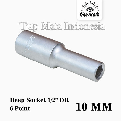 TJAP MATA / CAP MATA Socket 1/2" DR Deep 6 Point 10 MM