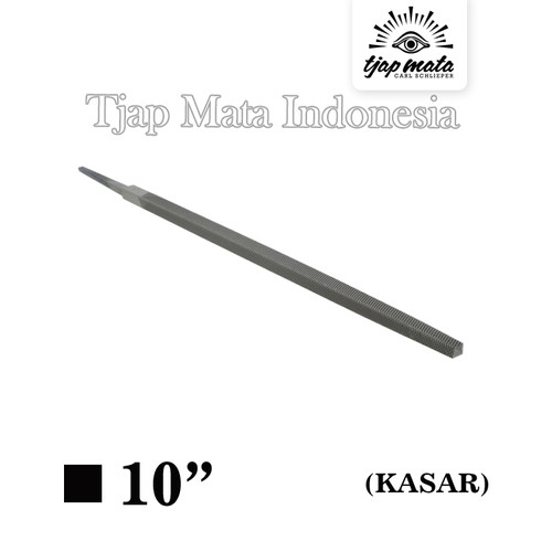 TJAP MATA / CAP MATA Kikir Segi Empat (Kasar) 10" Tanpa Gagang