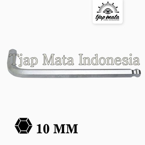 TJAP MATA / CAP MATA Kunci L SNCM Ballpoint Long 10 MM