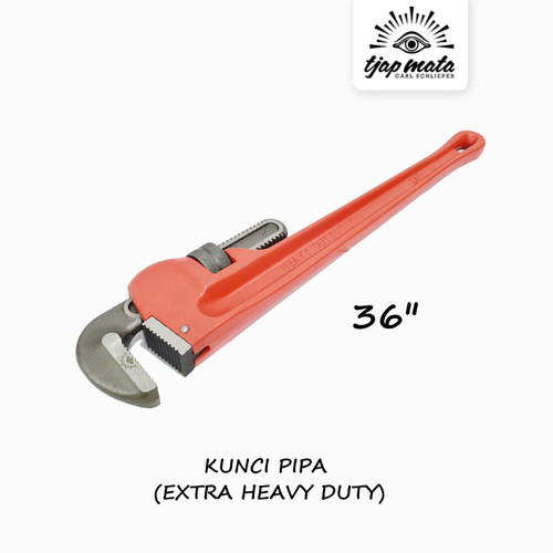 TJAP MATA / CAP MATA Kunci Pipa Extra Heavy Duty 36"