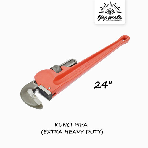 TJAP MATA / CAP MATA Kunci Pipa Extra Heavy Duty 24"