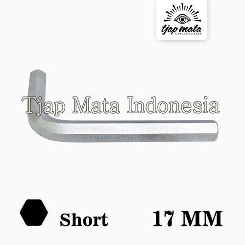 TJAP MATA / CAP MATA Kunci L SNCM - Hexagonal Short 17 MM