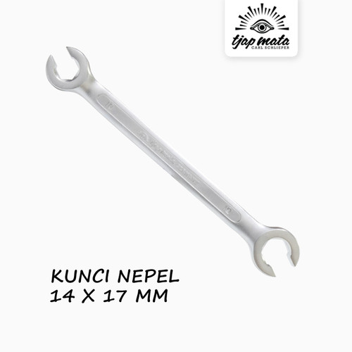 TJAP MATA / CAP MATA Kunci Nepel / Flare Nut Wrench 14 X 17 MM CR-V