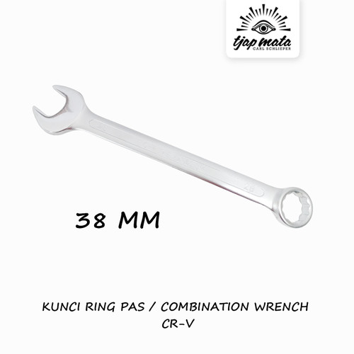 TJAP MATA / CAP MATA Kunci Ring Pas / Combination Wrench 38 MM CR-V