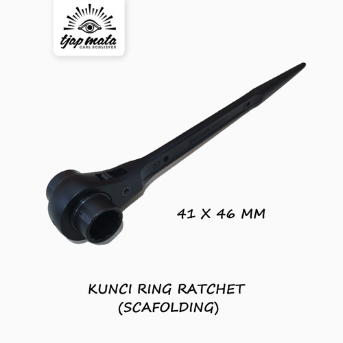 TJAP MATA / CAP MATA Kunci Ring Ratchet / Scafolding / Kotrek 41X46 MM