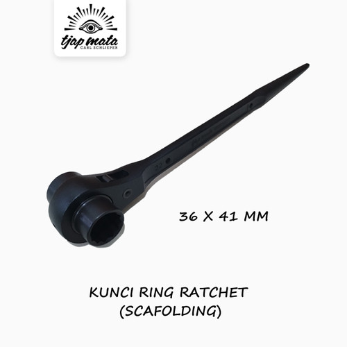 TJAP MATA / CAP MATA Kunci Ring Ratchet / Scafolding / Kotrek 36X41 MM