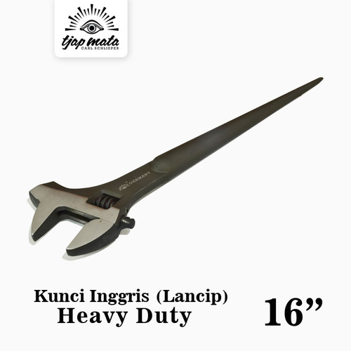 TJAP MATA / CAP MATA Kunci Inggris / Adjustable Wrench Lancip 16" HD