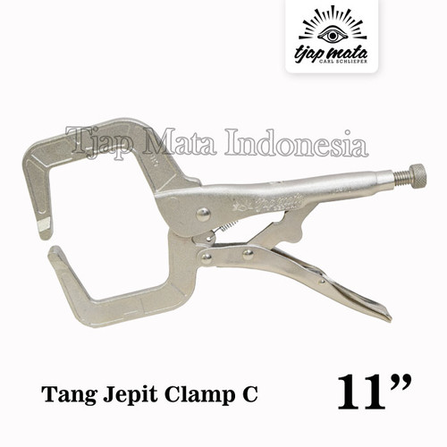 TJAP MATA / CAP MATA Tang Jepit Clamp C / Catok Buaya 11"