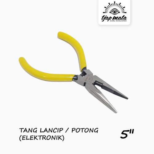 TJAP MATA / CAP MATA Tang Elektronik Lancip / Long Nose 5 "