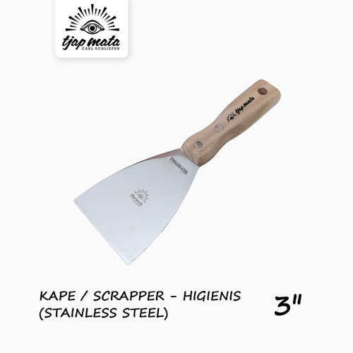 TJAP MATA / CAP MATA Kape / Scrapper 3" (Stainless Steel / Higienis)