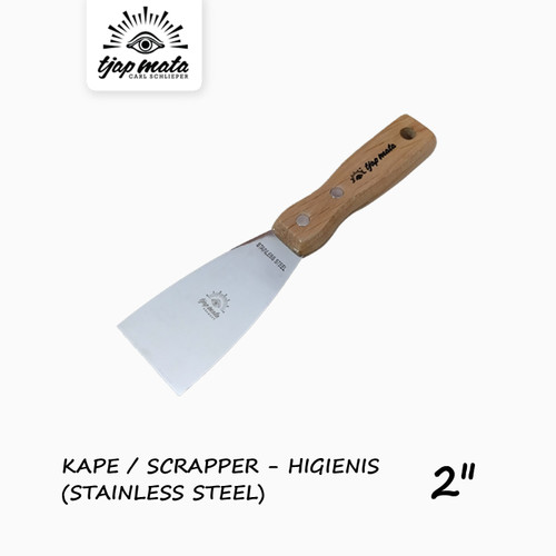 TJAP MATA / CAP MATA Kape / Scrapper 2" (Stainless Steel/ Higienis)