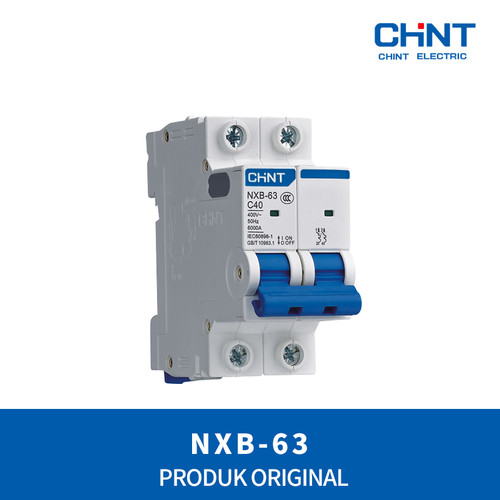 MCB Chint NXB 2P 6kA (6A 10A 16A 20A 25A 32A 40A)