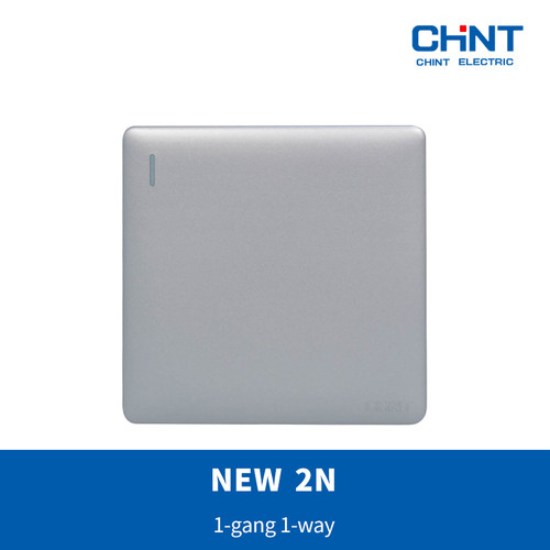 CHINT NEW2N-Silver/Perak 1-gang 1-way switch/saklar