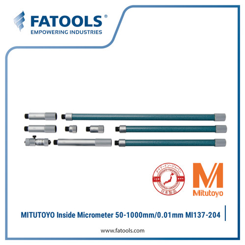 MITUTOYO 137-204 Tubular Inside Micrometer 50-1000mm/0.01