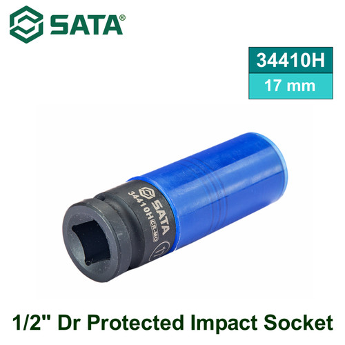 Kunci Mata Sok 34410H 1/2'' Dr Protected Impact Socket 17 mm Sata Tool