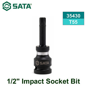 Kunci Shock Bit T55 35430 1/2" Impact Socket Bit T55 Sata Tools