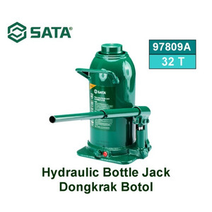 Dongkrak Botol Hidrolik 97809A Hydraulic Bottle Jack 32 Ton Sata Tools