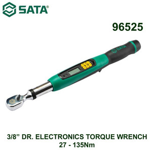 Torsi 96525 - 3/8" Dr. Electronics Torque Wrench 27-135 Nm Sata Tools