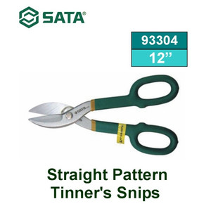 Gunting Seng 93304 Straight Pattern Snips 12" Sata Tools