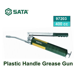 Pompa Gemuk 97203 Hand-Operated Plastic Handle Grease Gun 400 cc Sata