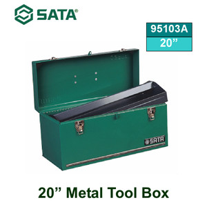 Tool Box Besi 95103A Metal Tool Box Chest 20" Sata Tools