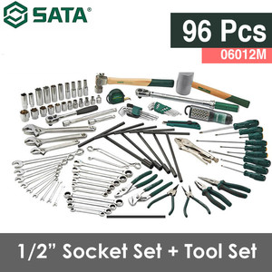 Tool Kit Set 96 Pc. 1/2" 6 Point Metric Socket Set Sata Tools 06012M