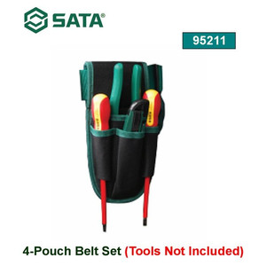 Tas Perkakas 95211 4-Pouch Belt Set (Tools Not Included) Sata Tools