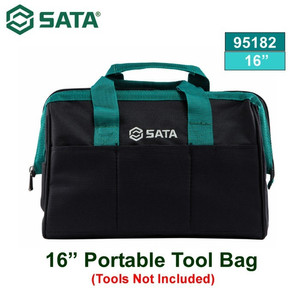 TAS PERKAKAS 16 INCH PORTABLE TOOL BAG SATA TOOLS - 95182 TOOL KITS