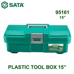 Tool Box Plastik 95161 - Plastic Tool Box 15" Sata Tools